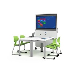 Rechargeable AV media wall