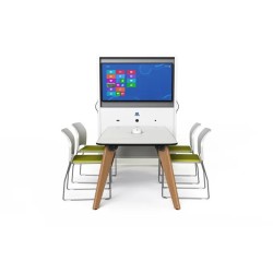 Rechargeable AV media wall