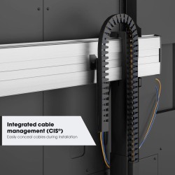 Vogel's RISE 5000 series motorized trolley for interactive displays