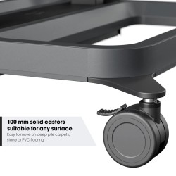 Vogel's RISE 5000 series motorized trolley for interactive displays